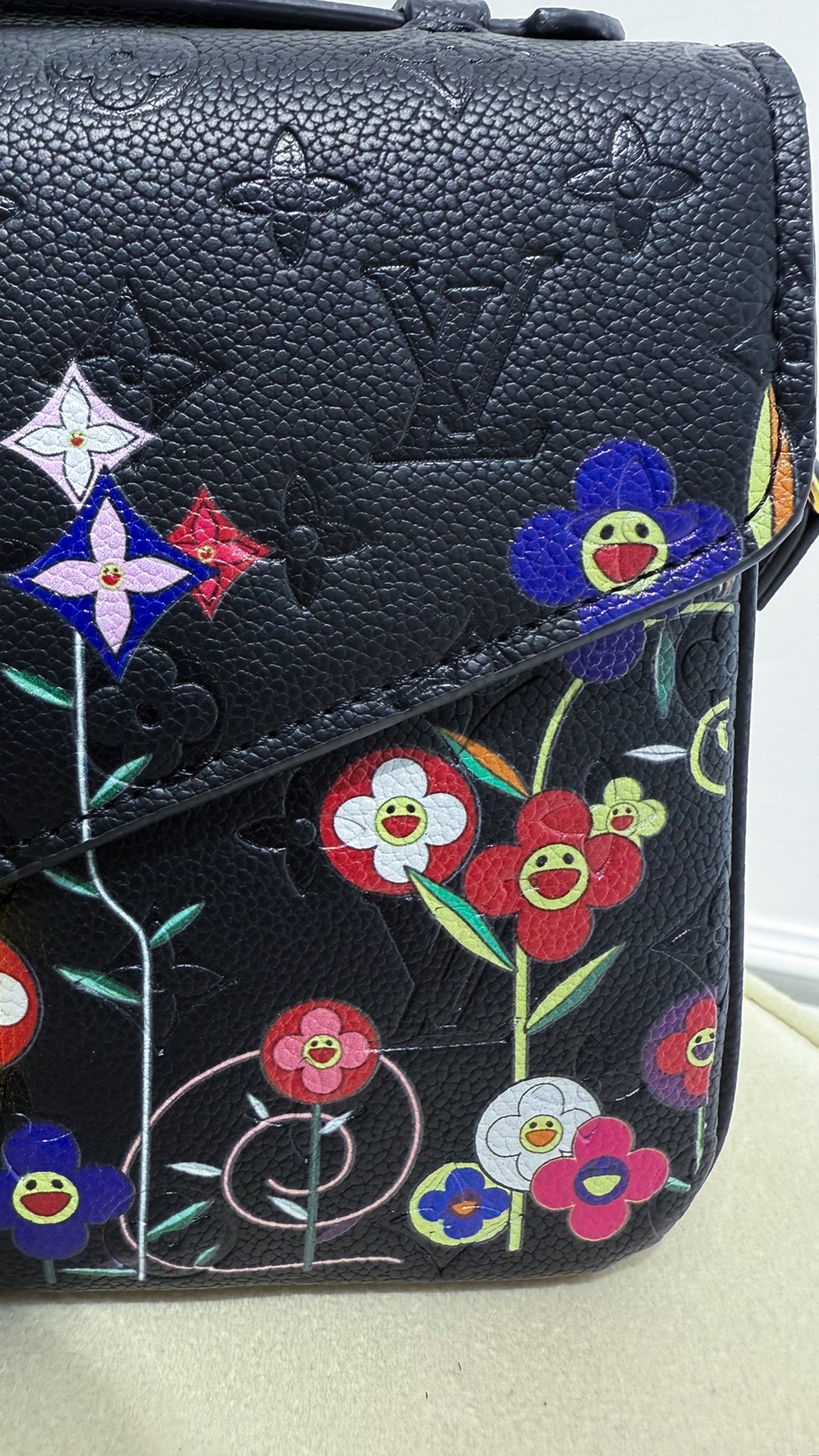 Louis Vuitton Pochette Métis Pelle Monogram Empreinte nera