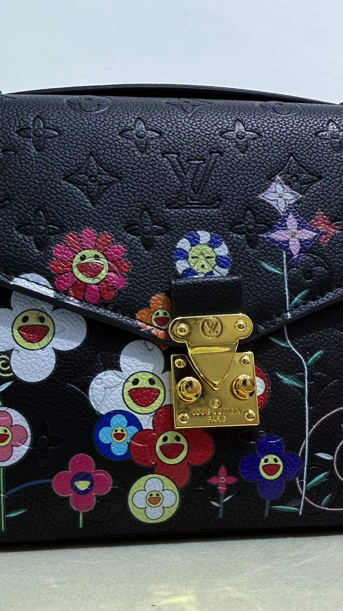 Louis Vuitton Pochette Métis Pelle Monogram Empreinte nera