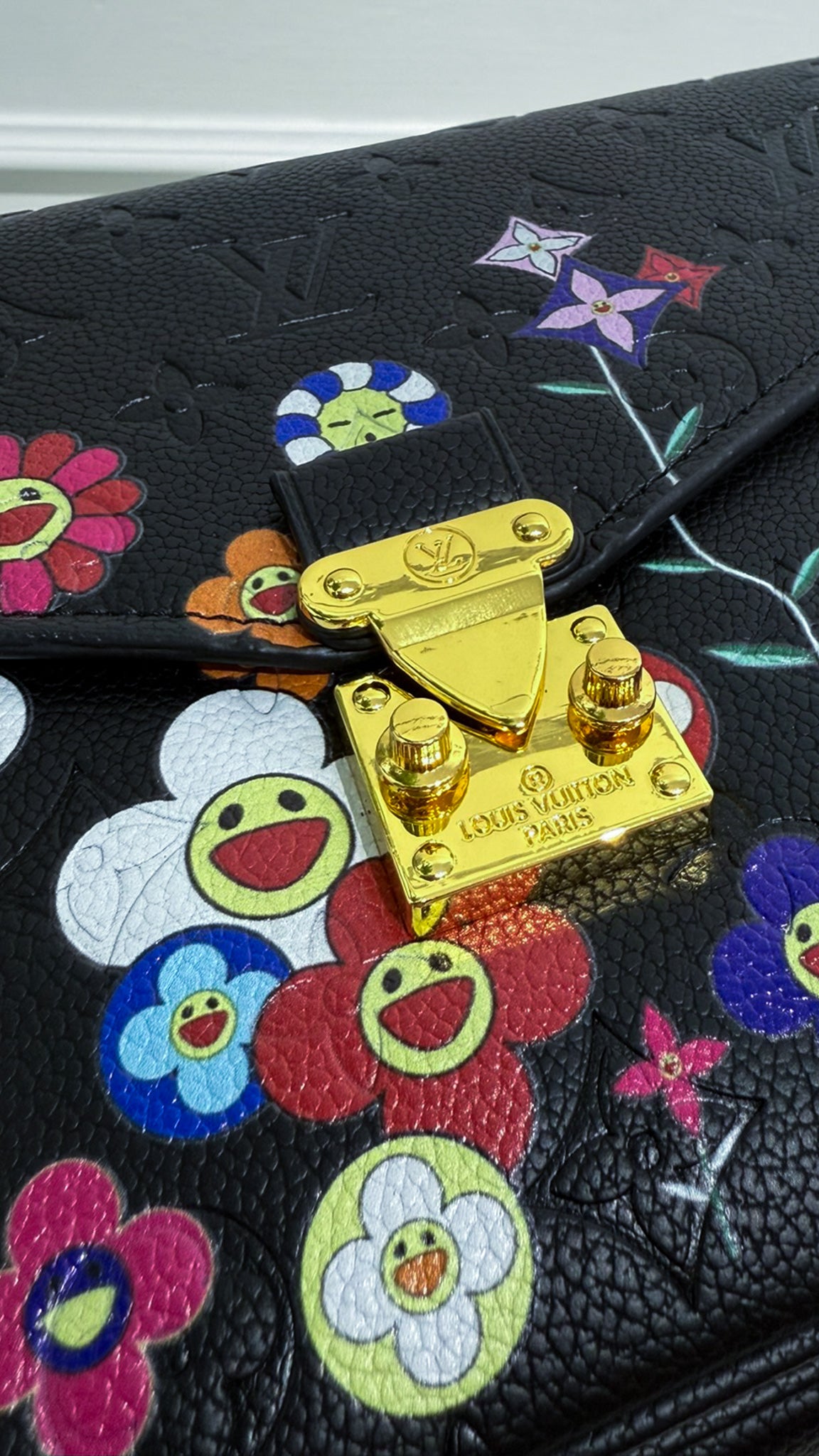 Louis Vuitton Pochette Métis Pelle Monogram Empreinte nera
