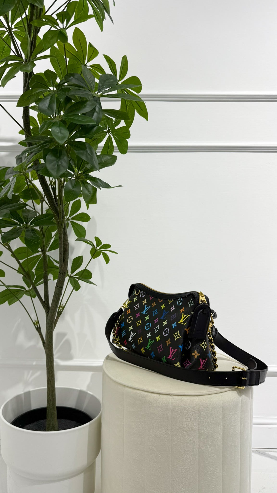Louis Vuitton x TM Borsa Coussin BB Coussin nera