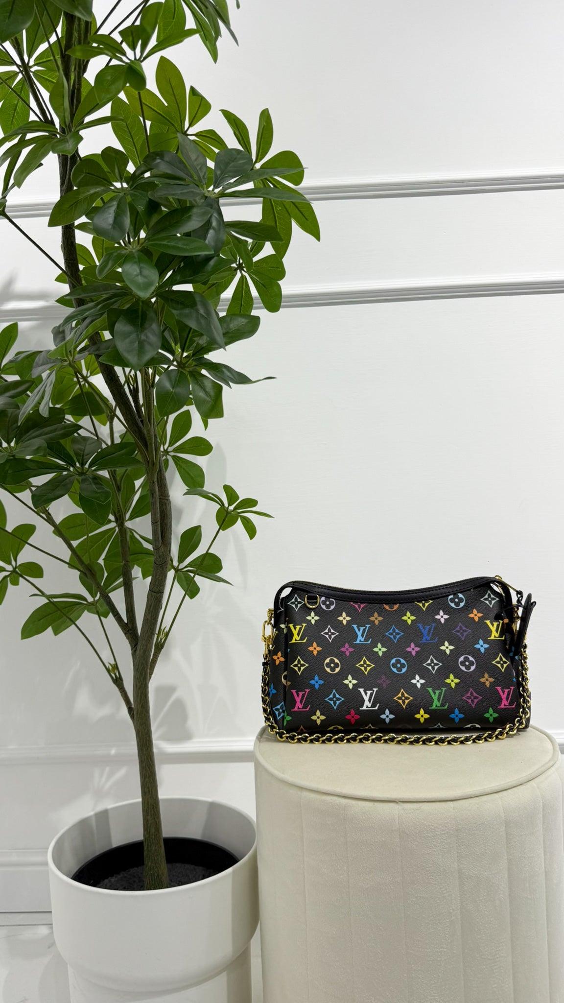 Louis Vuitton x TM Borsa Coussin BB Coussin nera