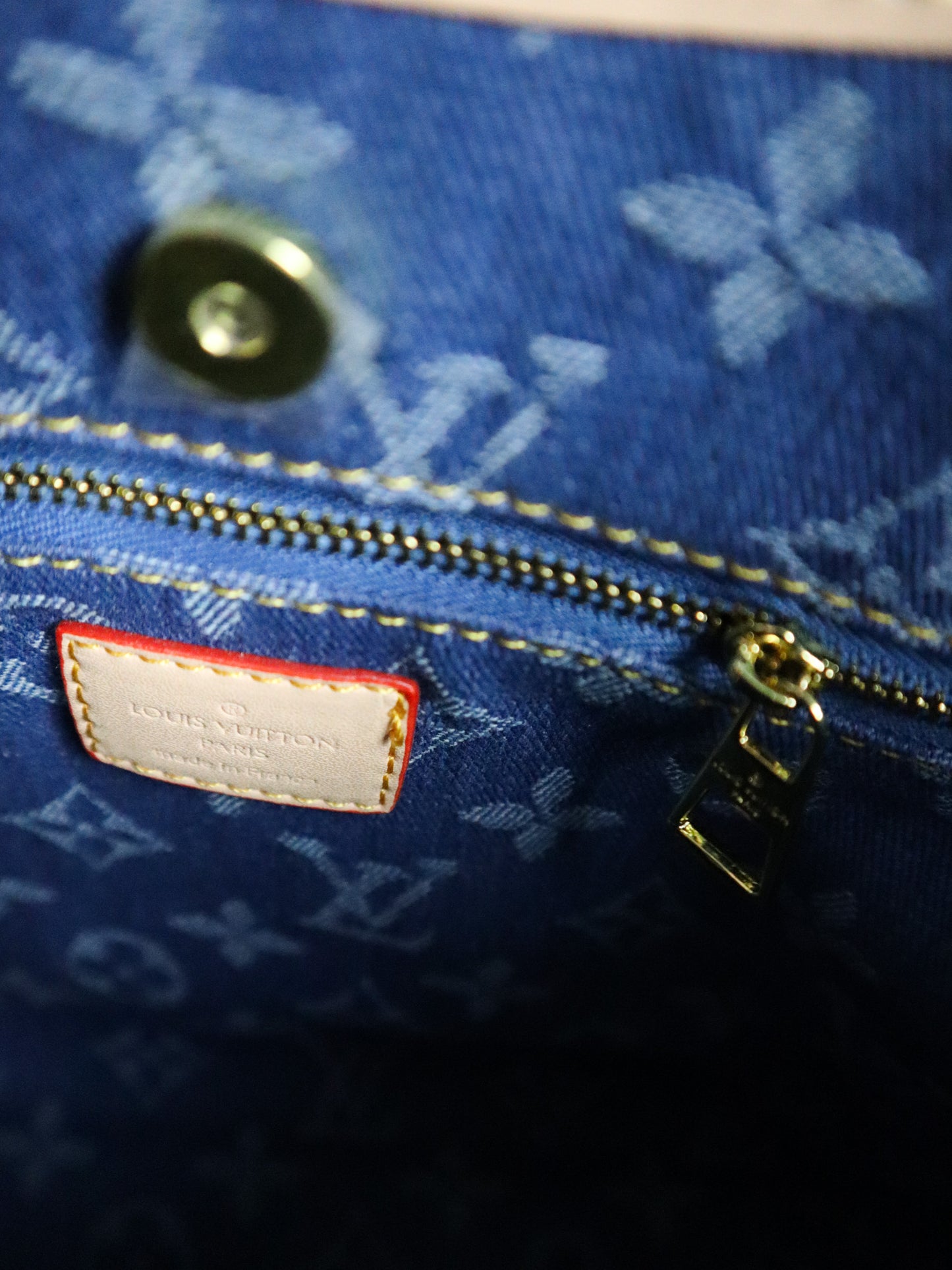 Louis Vuitton Borsa LV blu denim