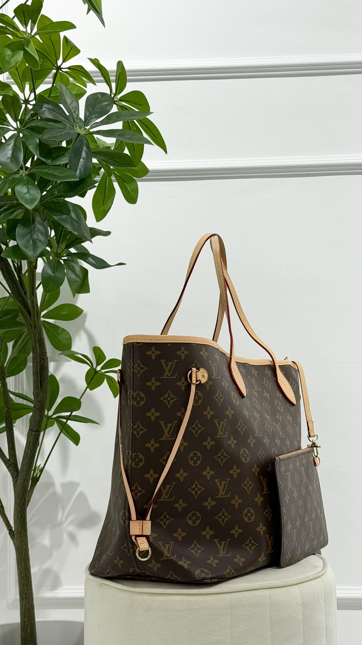 Louis Vuitton Neverfull marrone