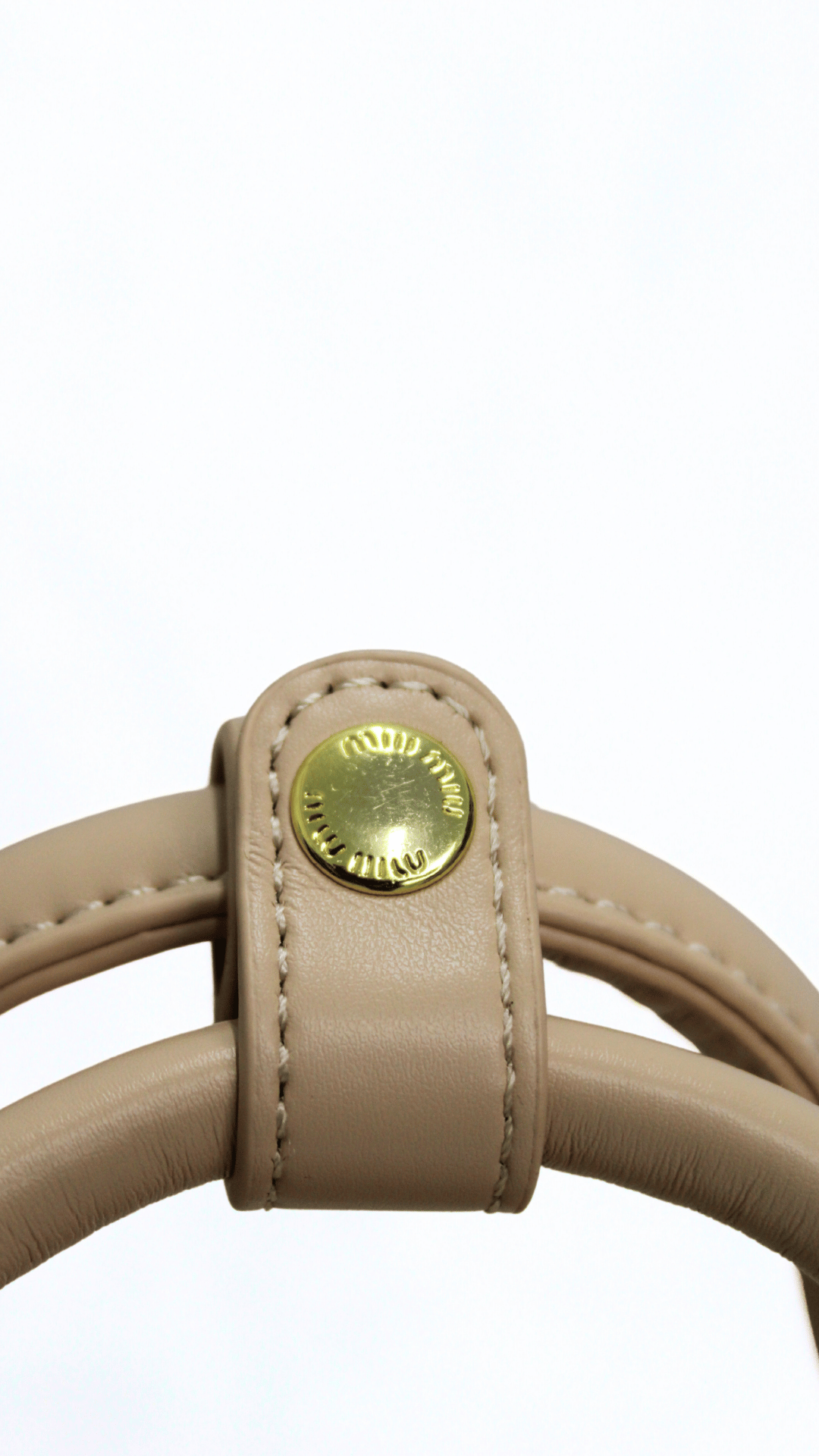 MIU MIU Borsa Matelassé marroncino