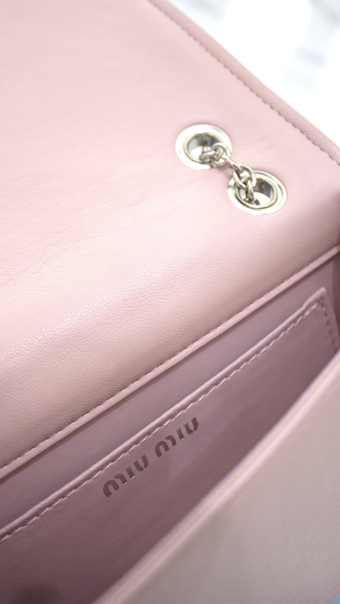 MIU MIU Borsa matelassé rosa