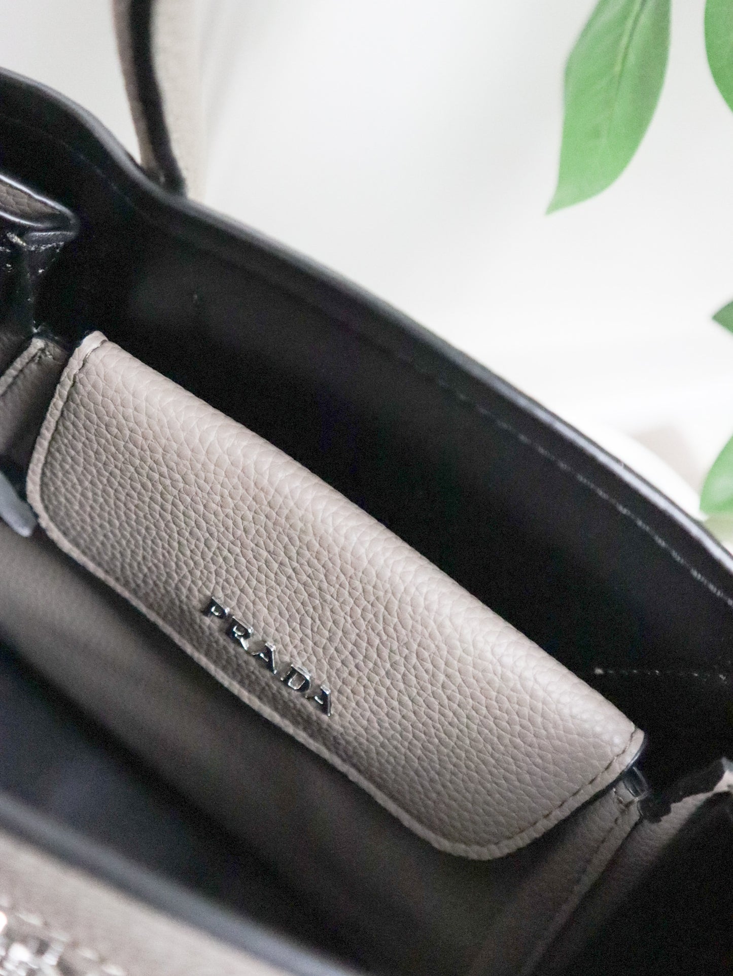 PRADA Borsa Double Small beige