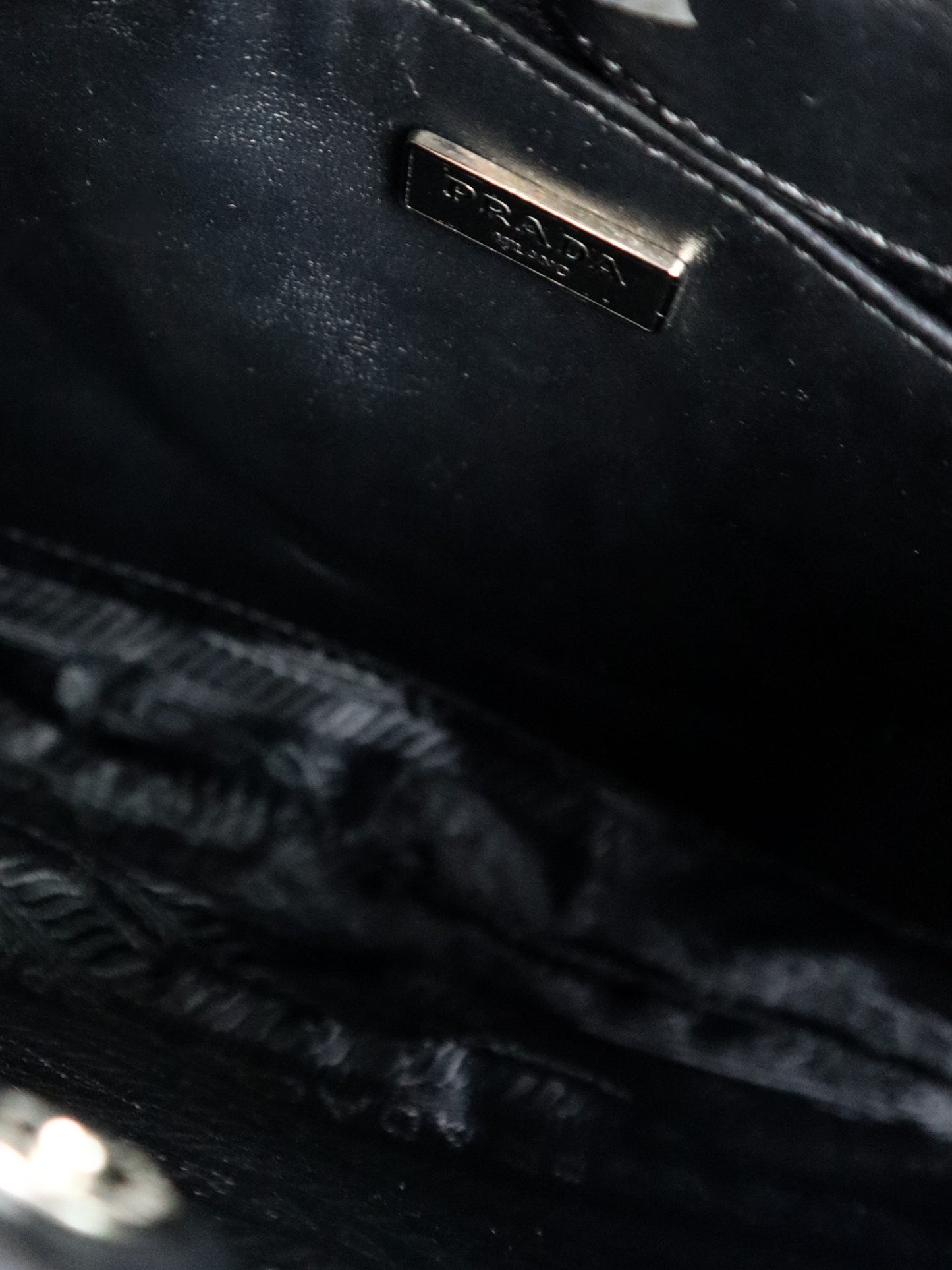 PRADA Borsa in vernice nera