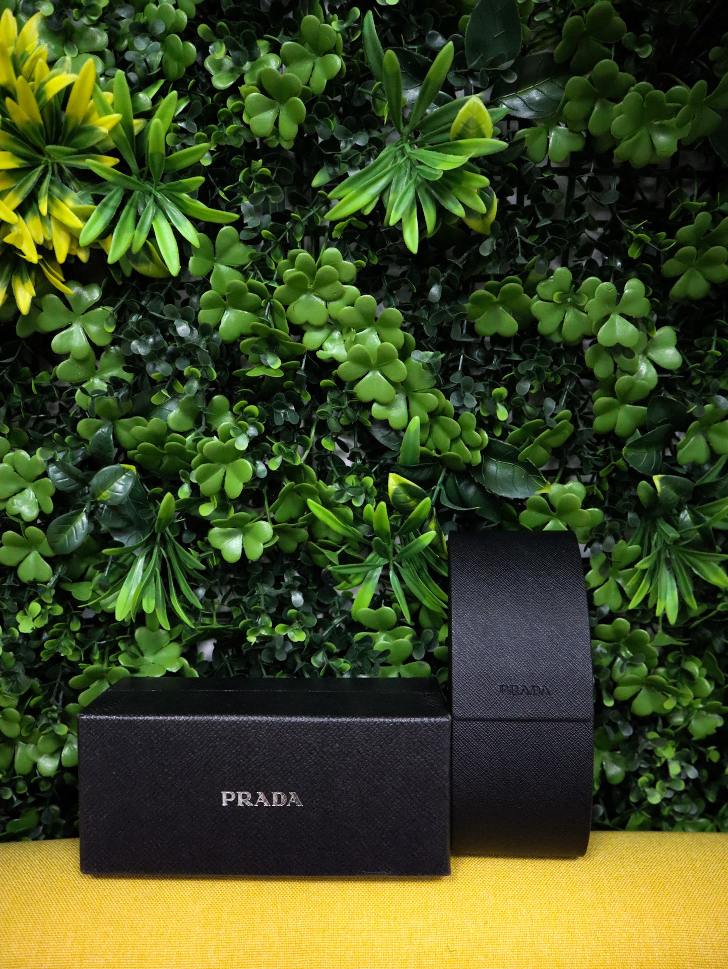 PRADA Occhiali vista rettangolari neri