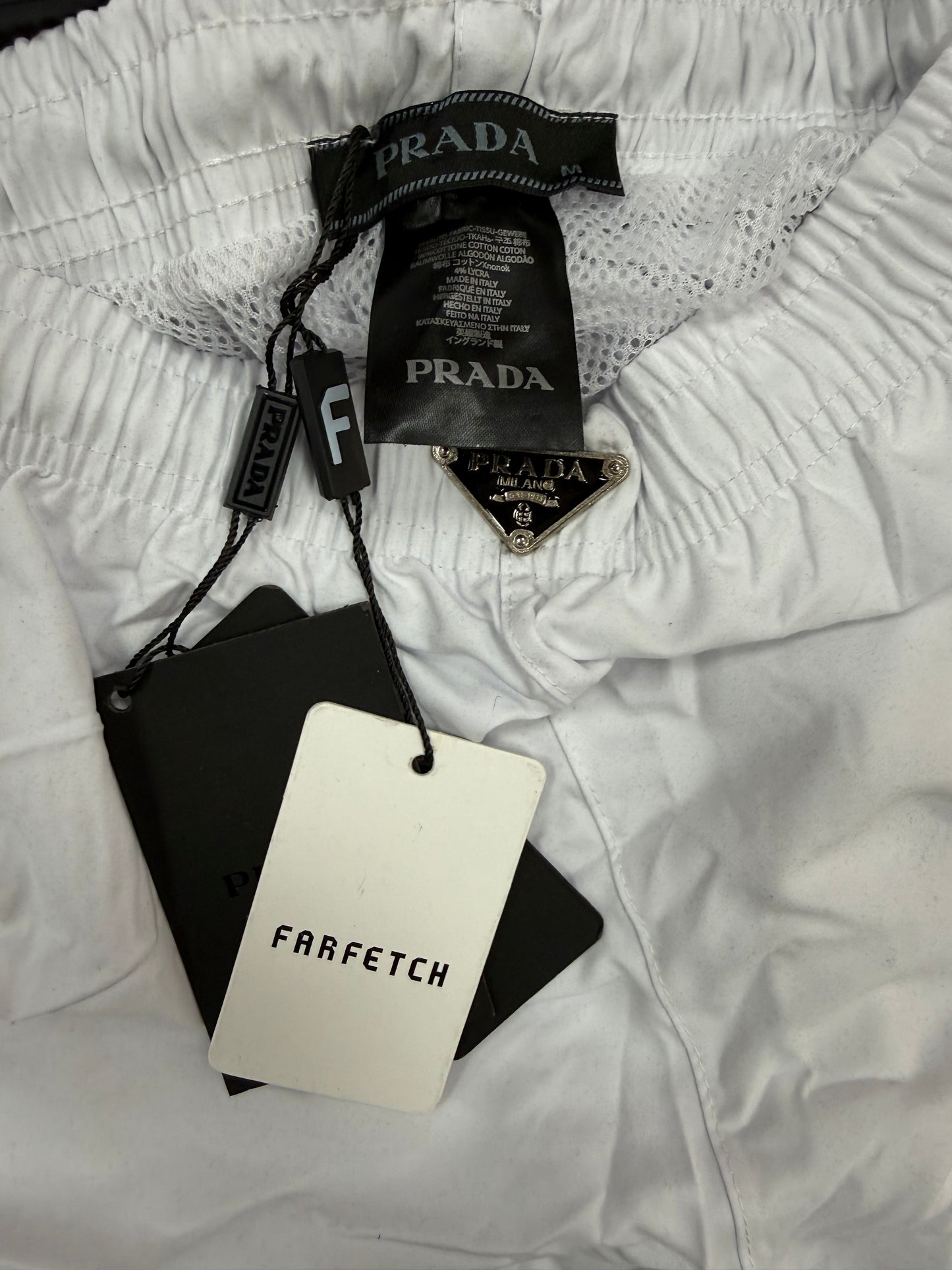 PRADA Swim Shorts White