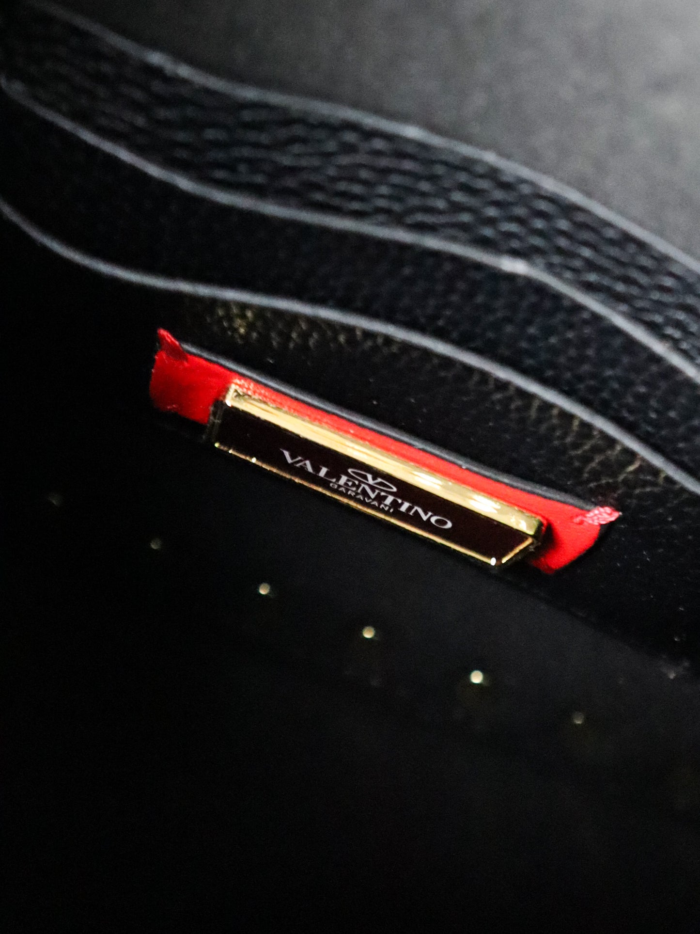VALENTINO Borsa Rockstud nera