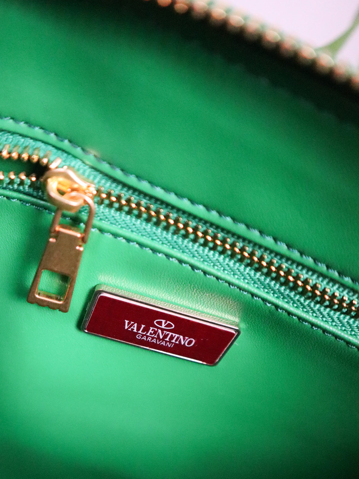 VALENTINO Borsa a Mano Rockstud verde