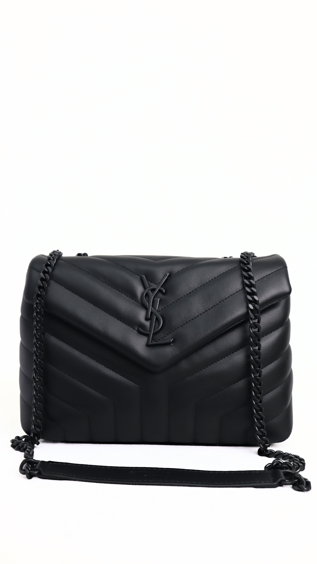 YSL Borsa a spalla Loulou Small nera