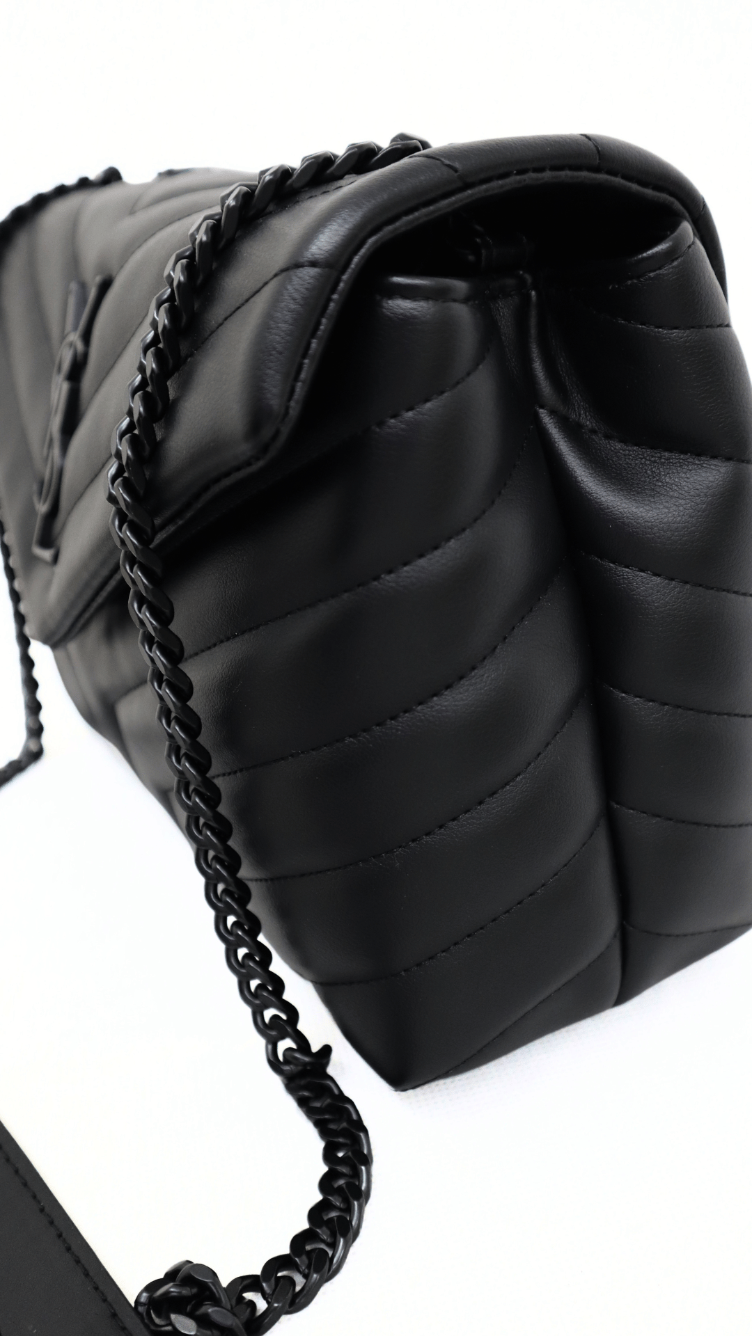 YSL Borsa a spalla Loulou Small nera