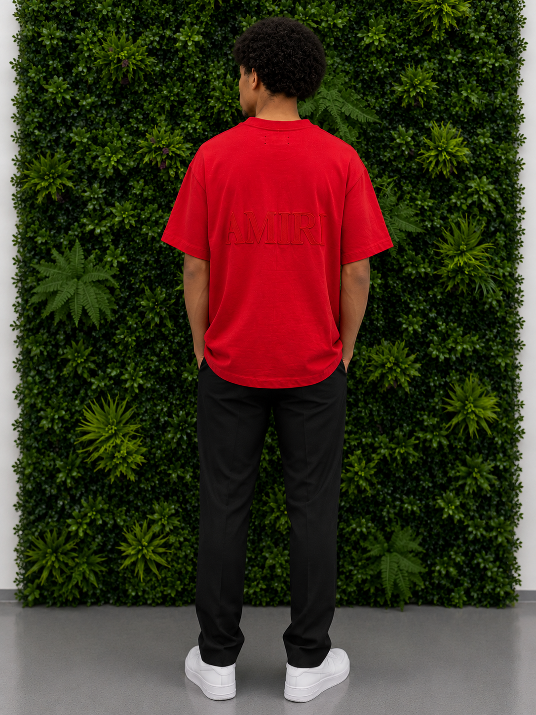 AMIRI Signature Back Logo Red