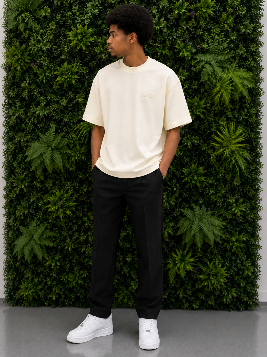 AMIRI Signature Back Logo White