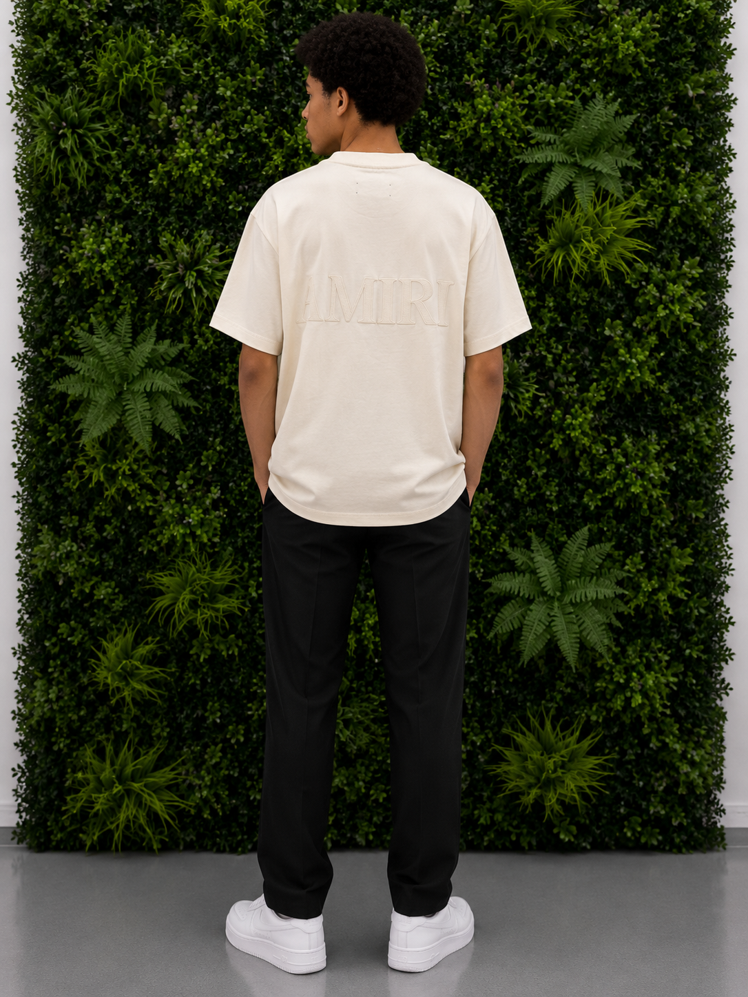 AMIRI Signature Back Logo White