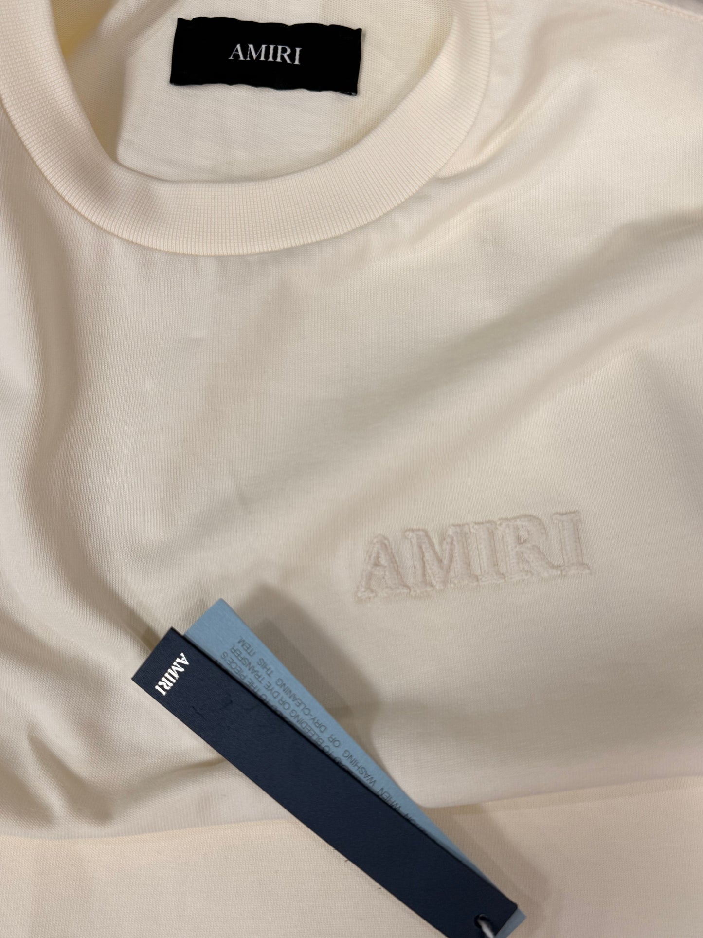 AMIRI Signature Back Logo White
