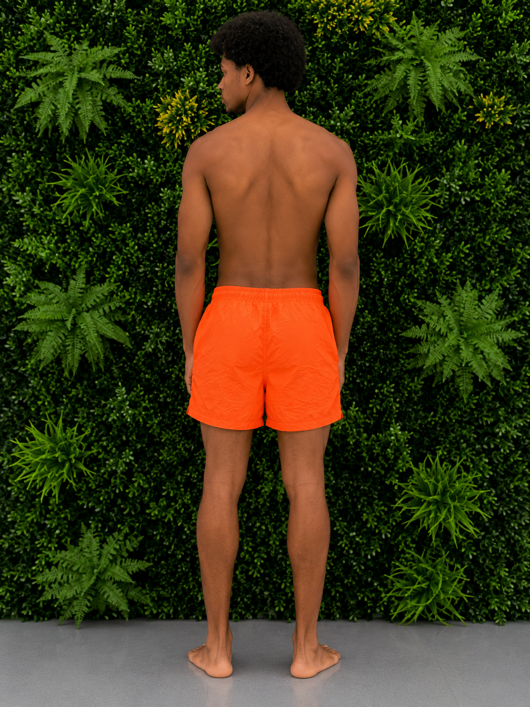 AMIRI Swim Shorts Logo Orange