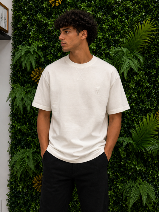 AMI PARIS Tonal Logo T-Shirt