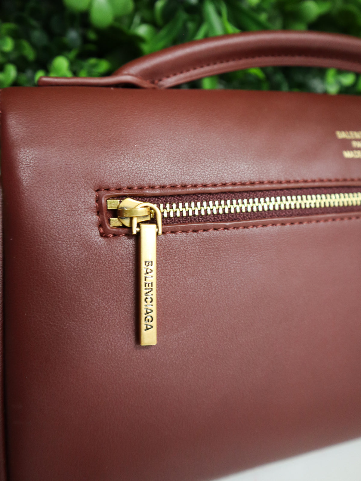 BALENCIAGA Borsa Bel Air Shoulder burgundy