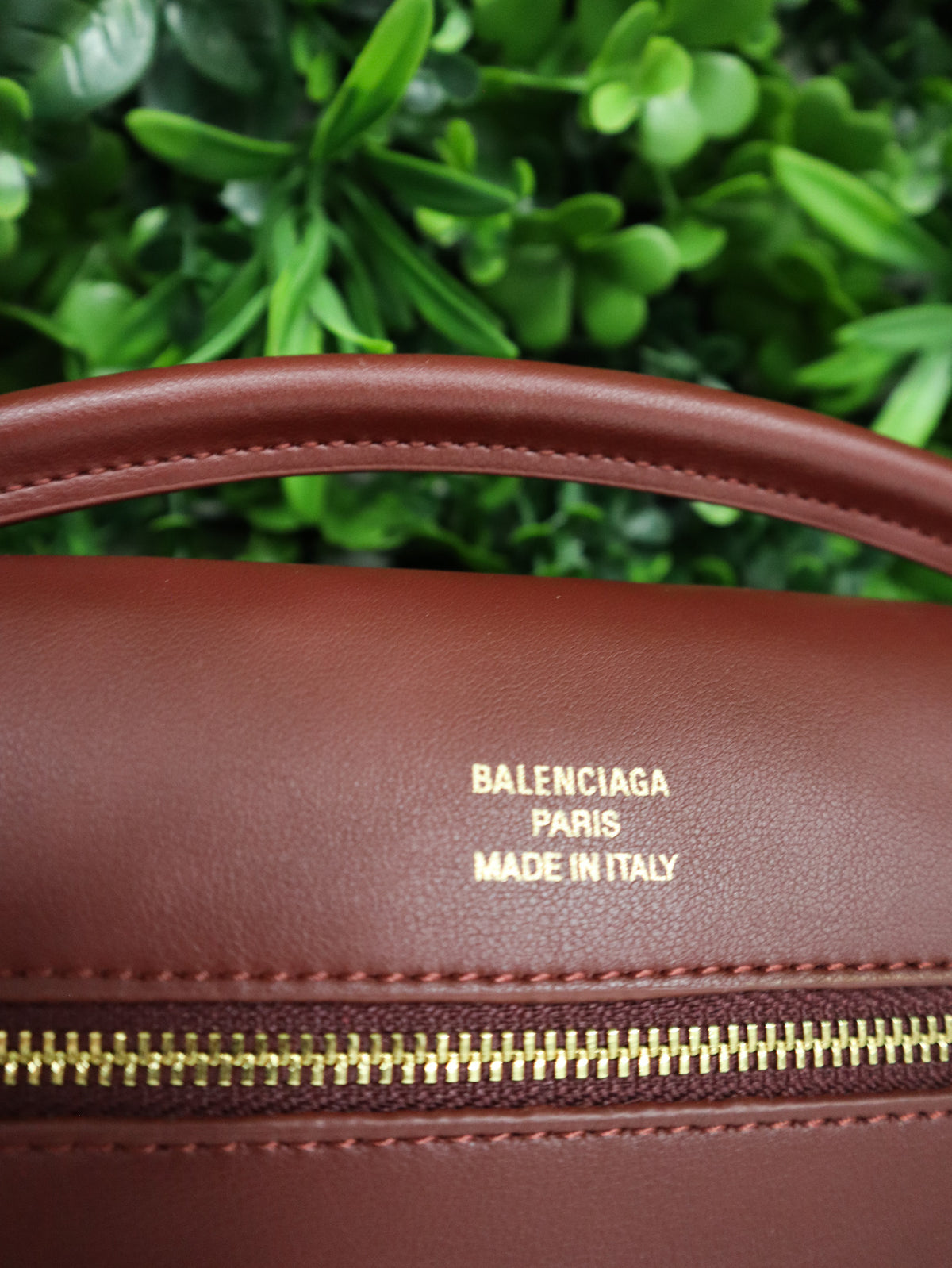 BALENCIAGA Borsa Bel Air Shoulder burgundy