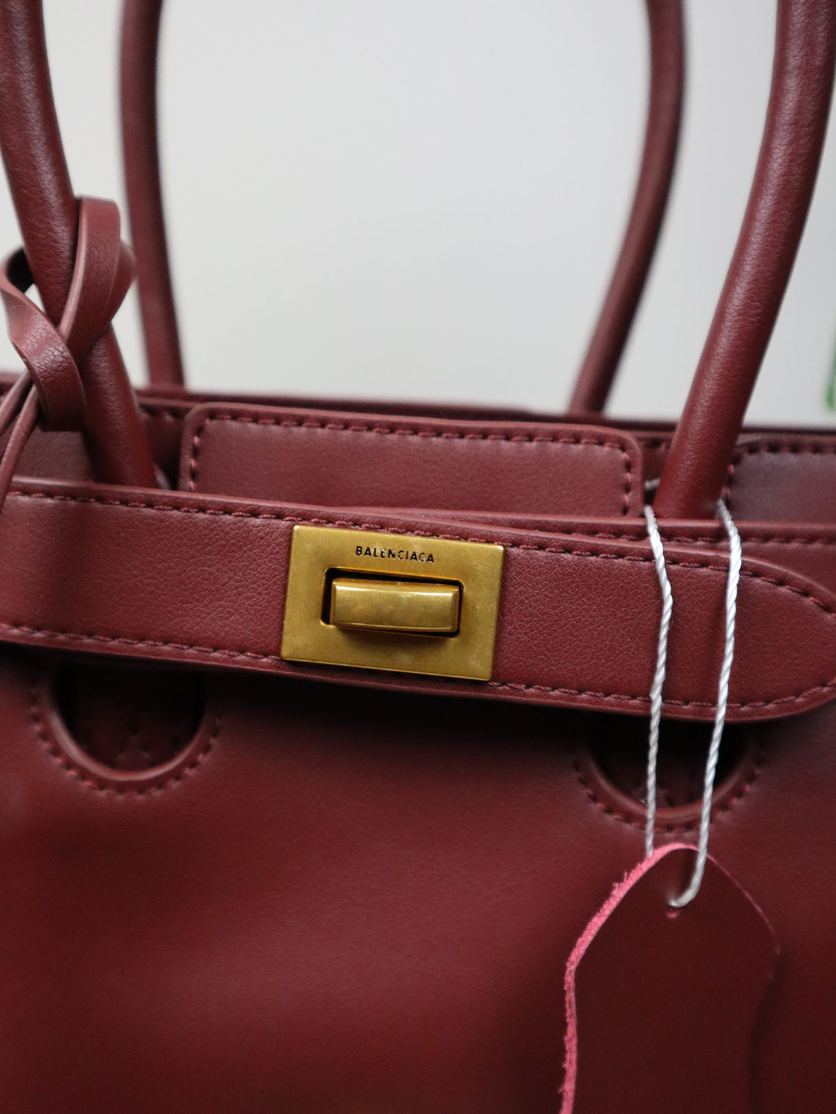 BALENCIAGA Borsa Bel Air mini Shoulder bordeaux