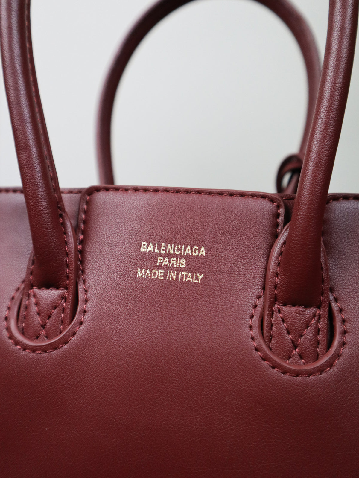 BALENCIAGA Borsa Bel Air mini Shoulder bordeaux