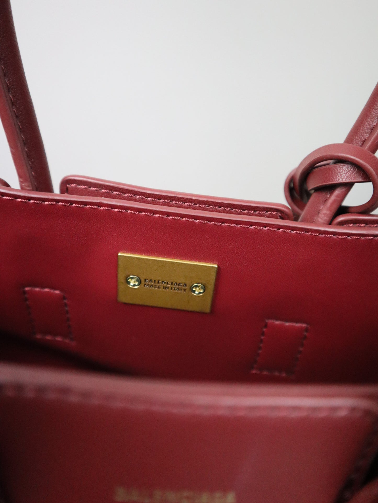 BALENCIAGA Borsa Bel Air mini Shoulder bordeaux
