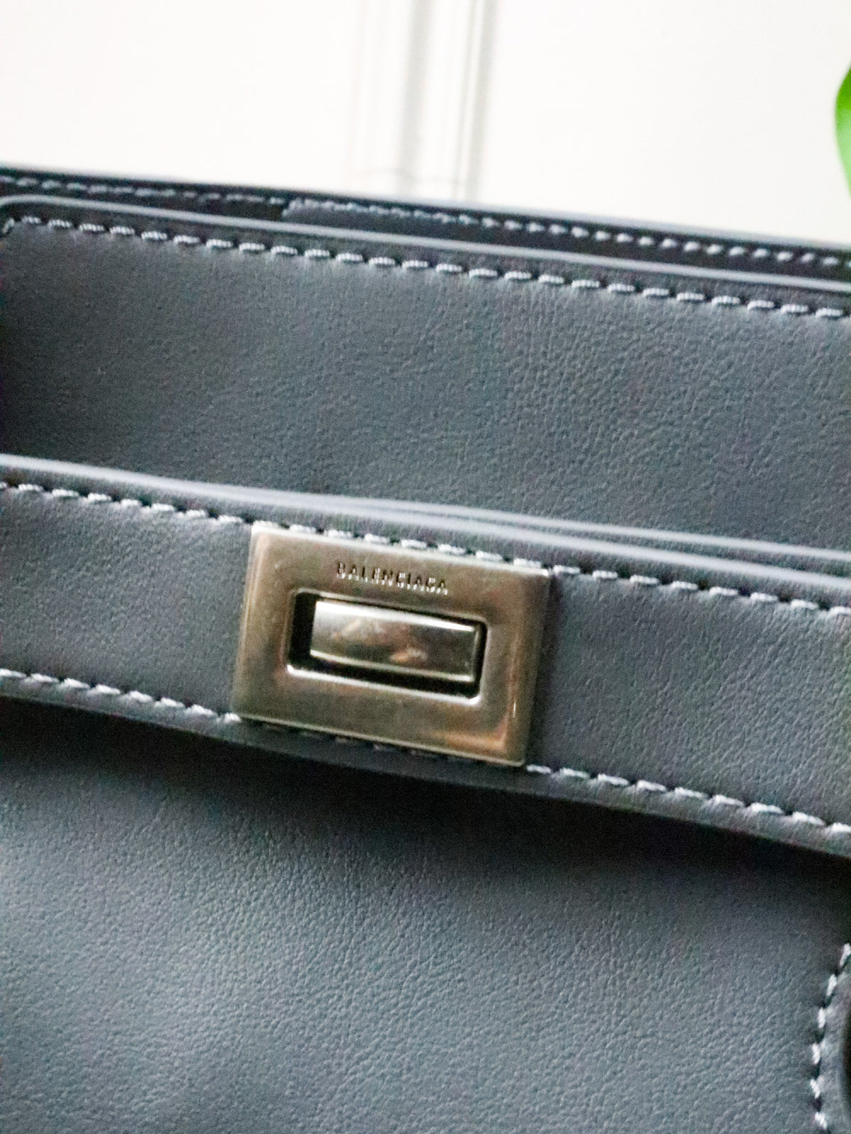 BALENCIAGA Borsa Bel Air mini Shoulder grigio antracite