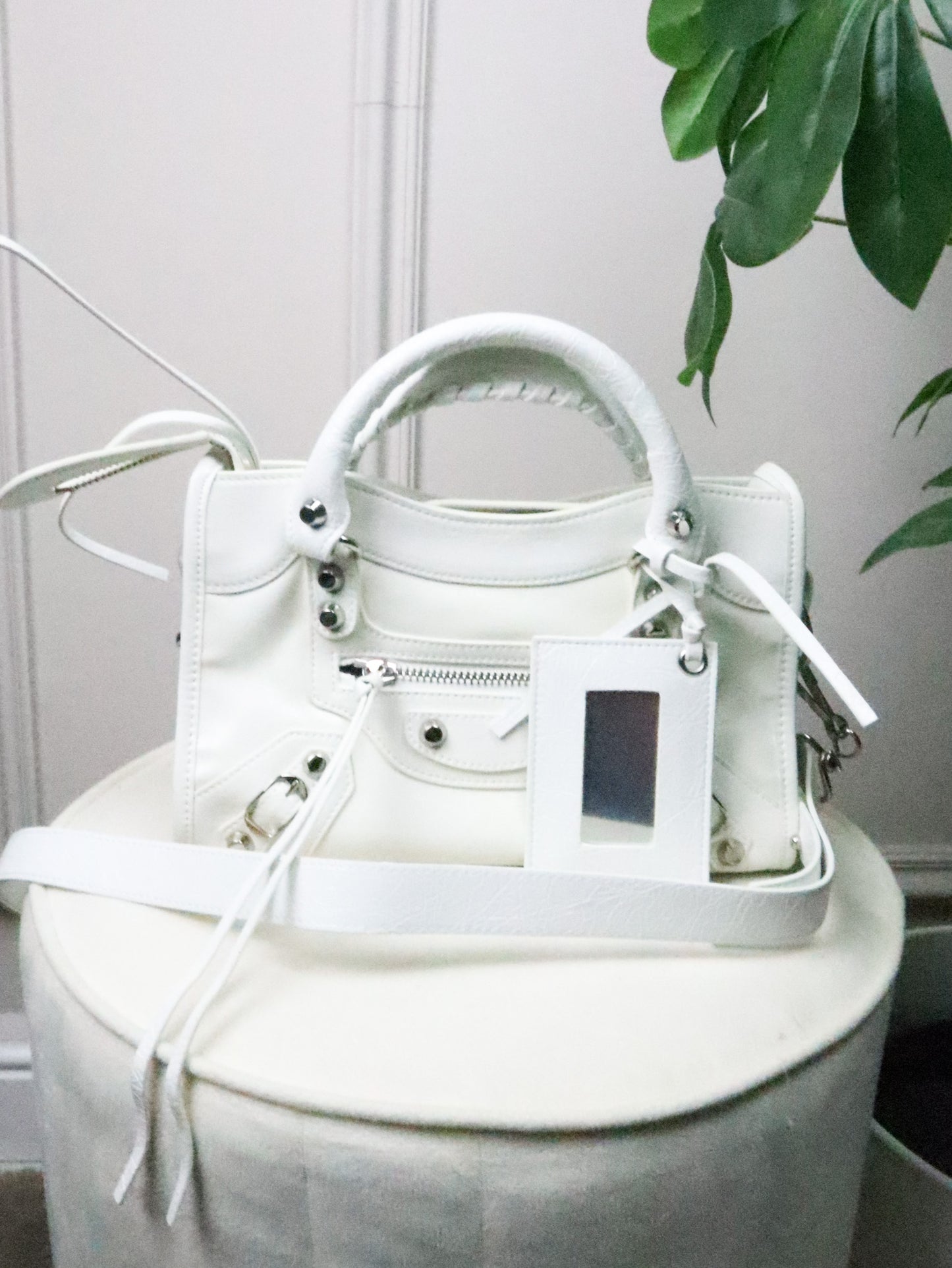 BALENCIAGA Borsa City Bag bianca