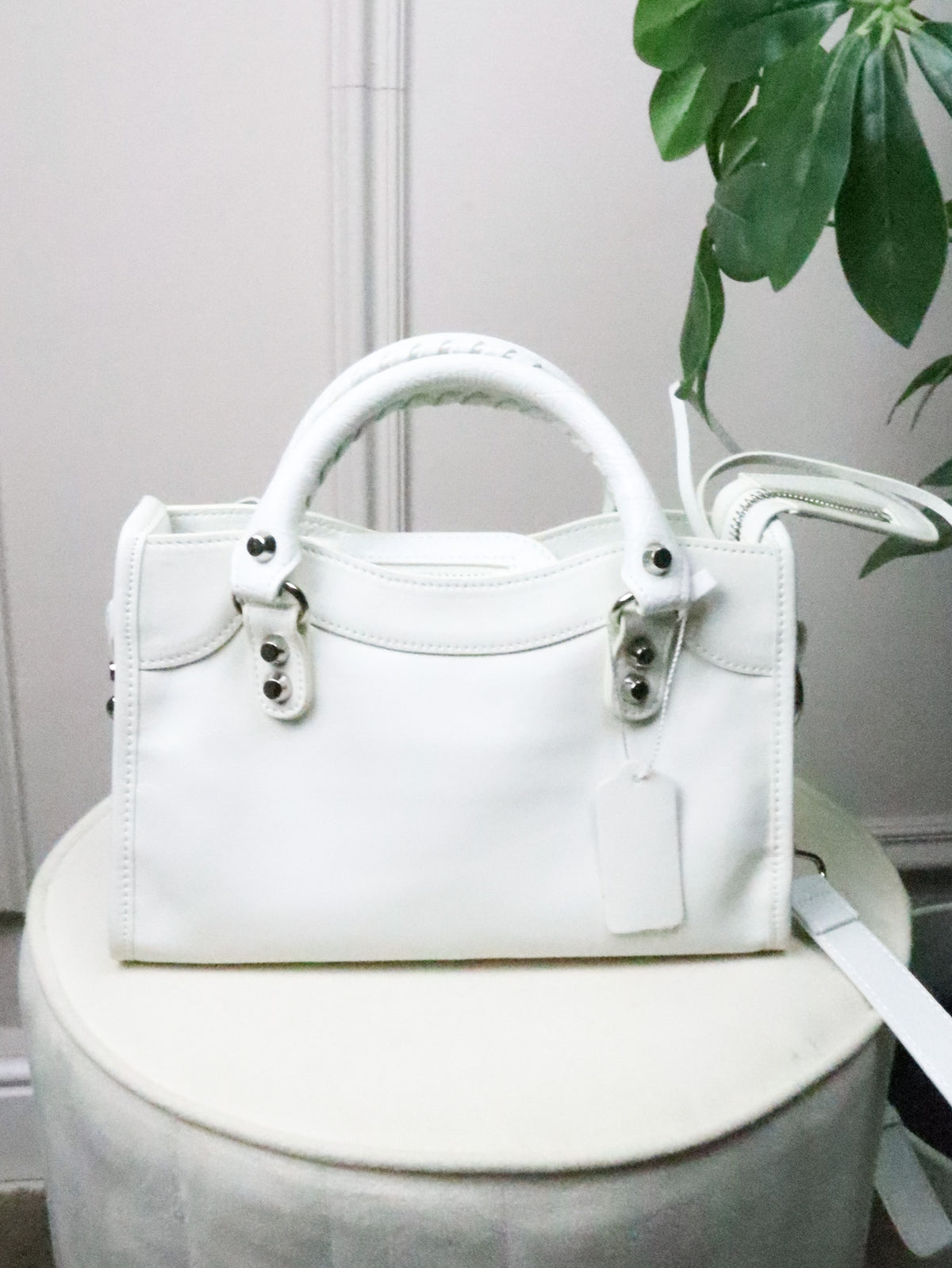 BALENCIAGA Borsa City Bag bianca