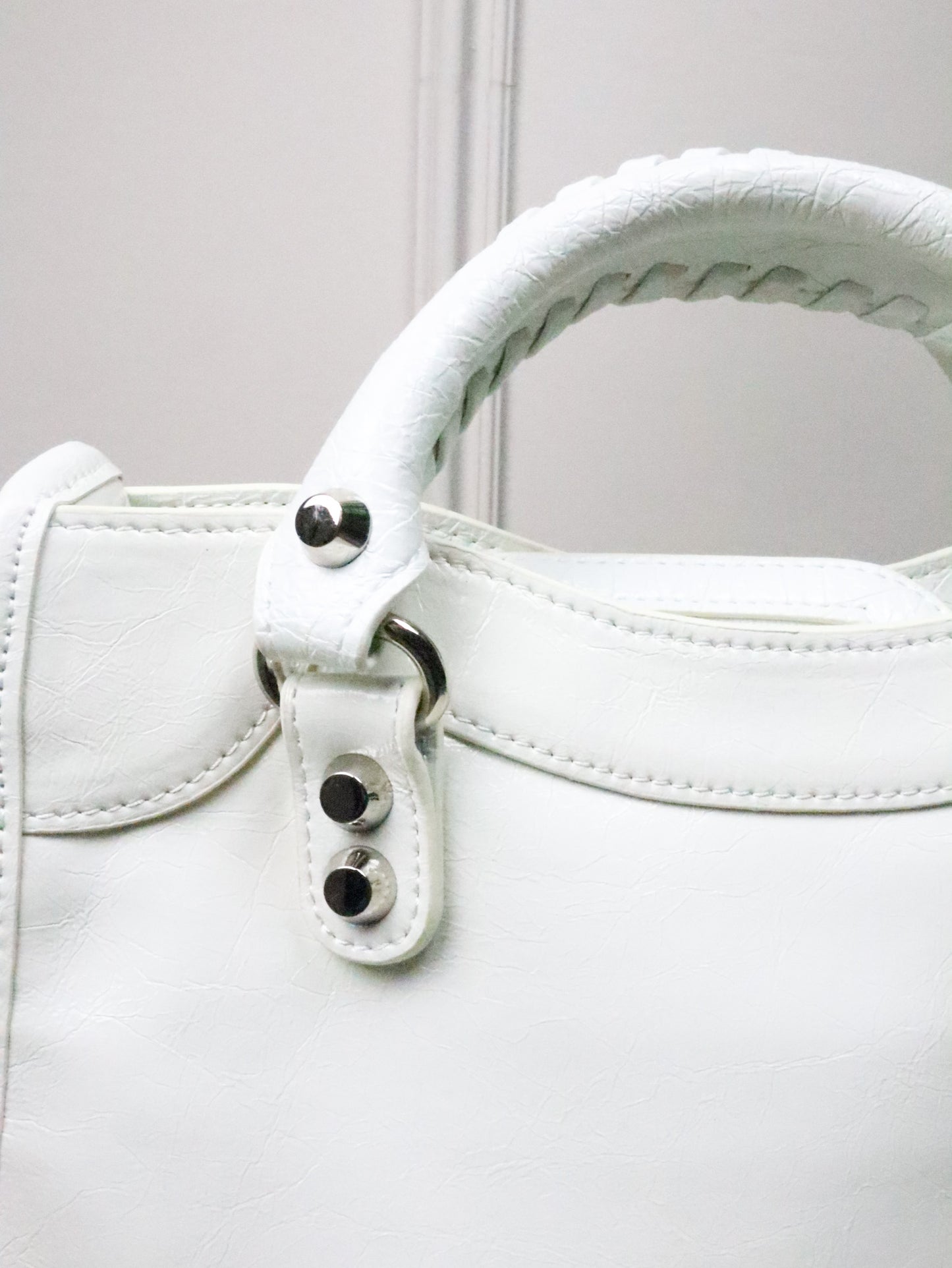 BALENCIAGA Borsa City Bag bianca