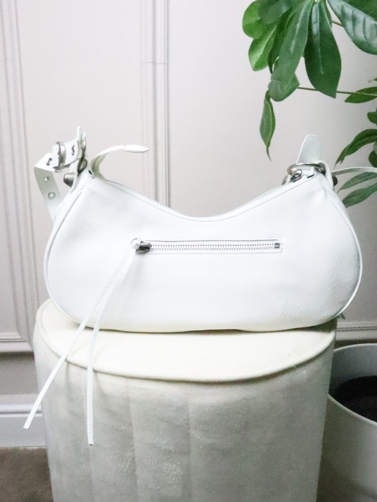 BALENCIAGA Borsa a Spalla XS Le Cagole bianca