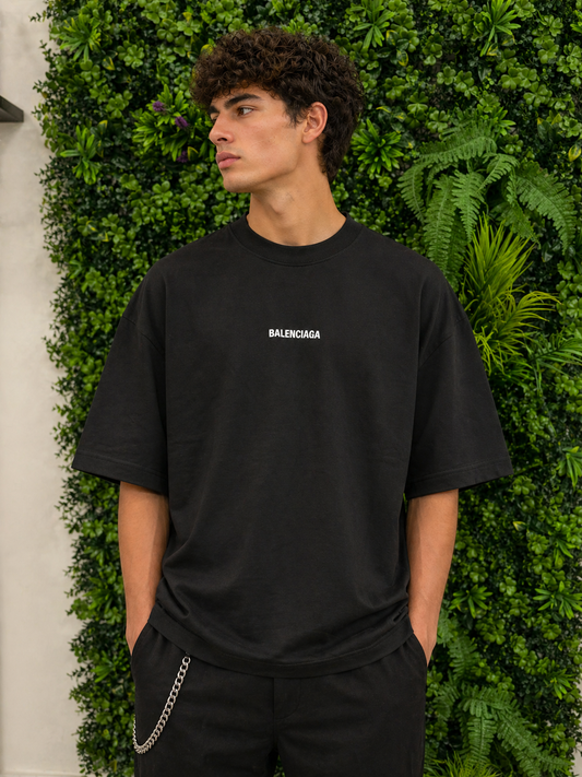 BALENCIAGA T-shirt Logo Medium Fit nera