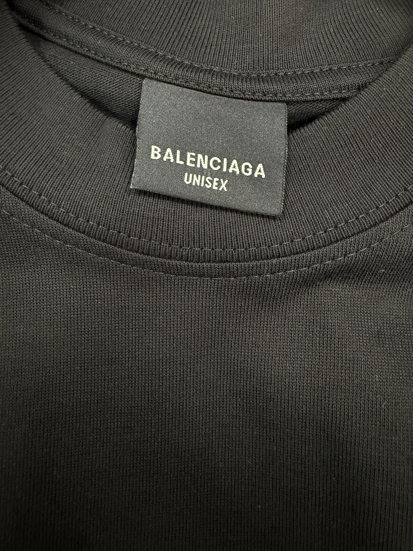 BALENCIAGA T-shirt Logo Medium Fit nera