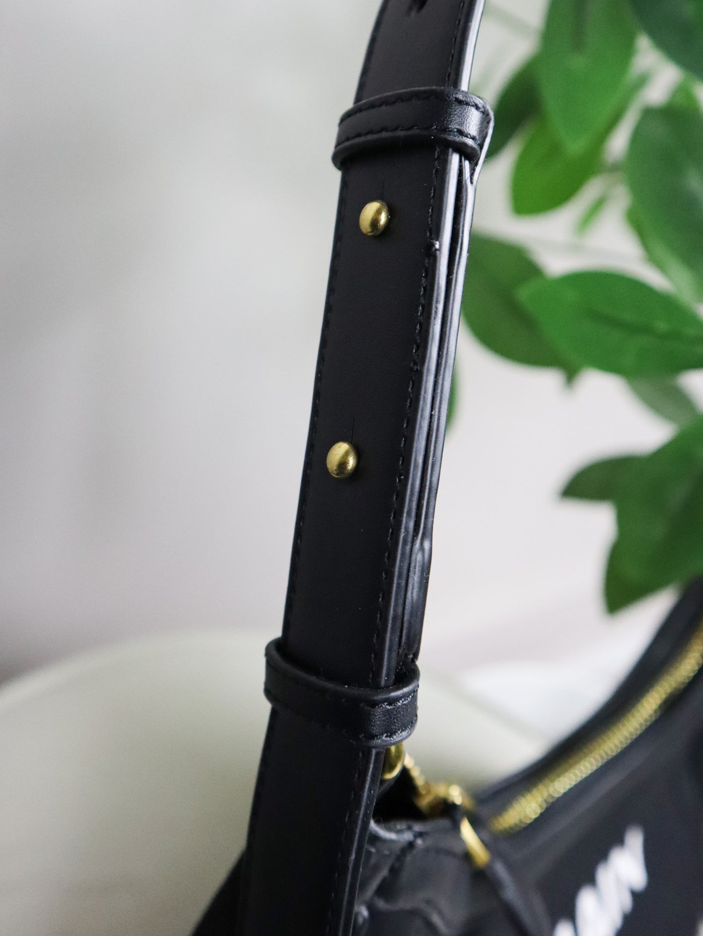 BALMAIN Borsa a spalla nera