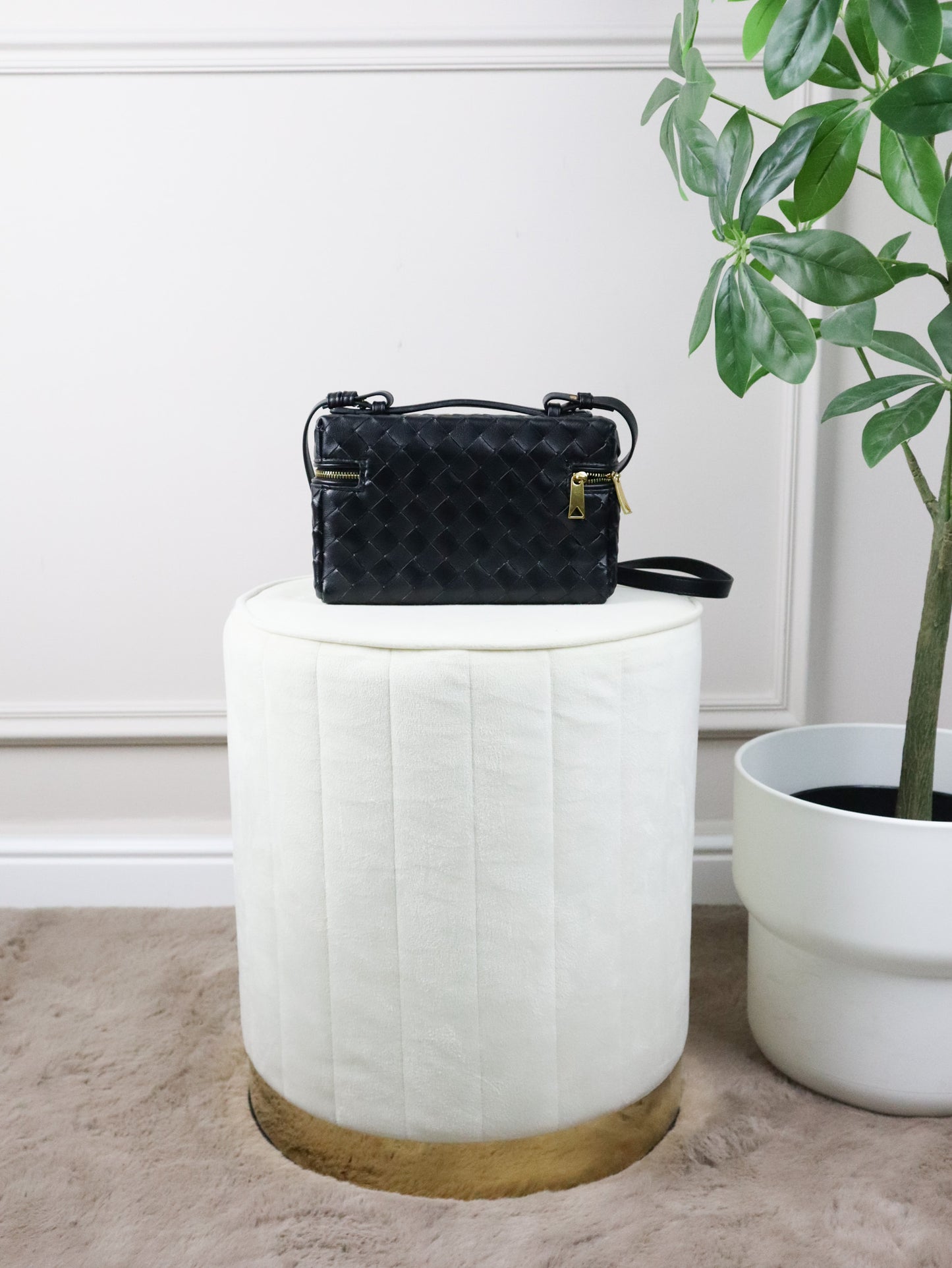 BOTTEGA VENETA Borsa Bang Bang Vanity Case nera