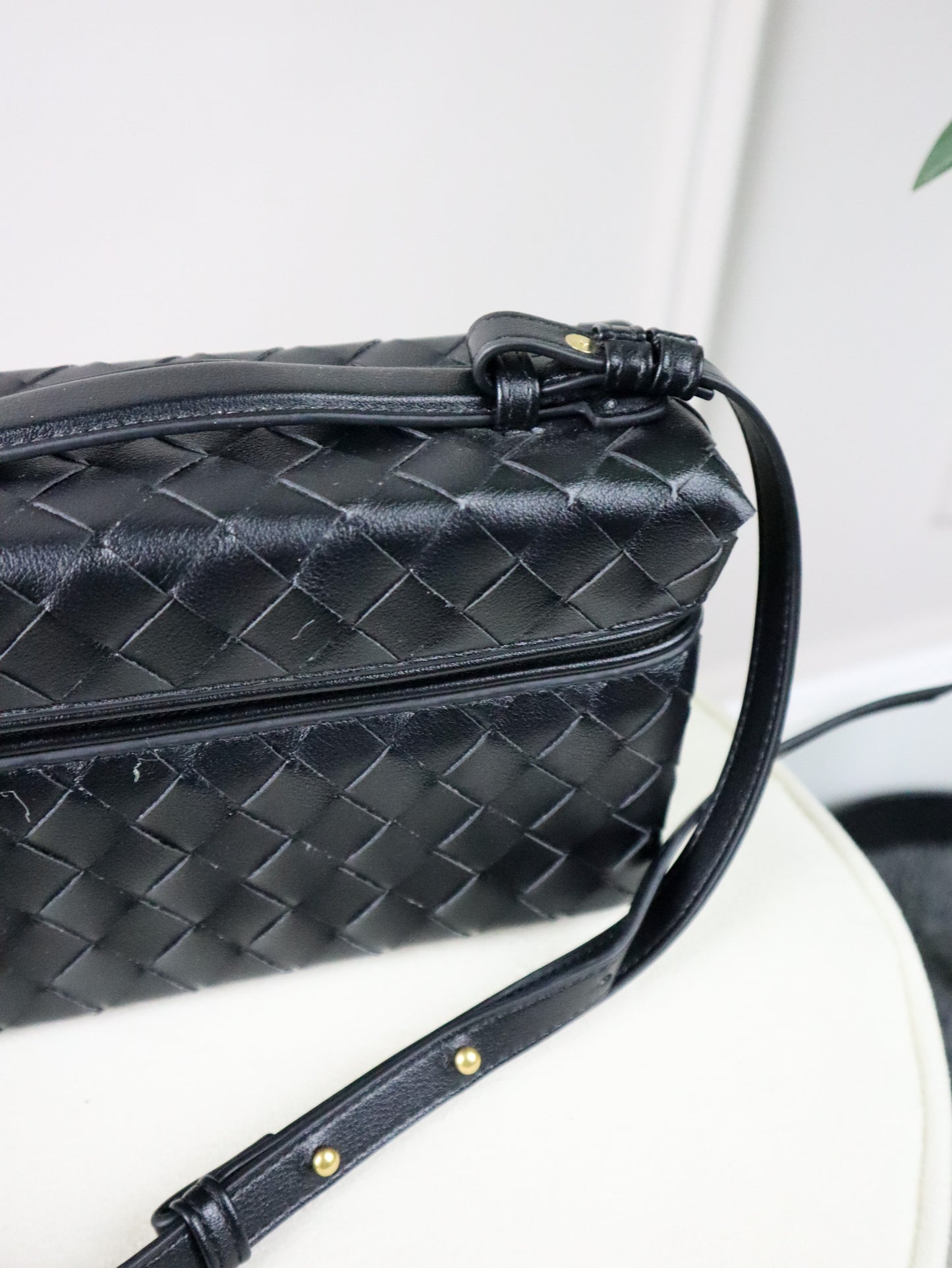 BOTTEGA VENETA Borsa Bang Bang Vanity Case nera