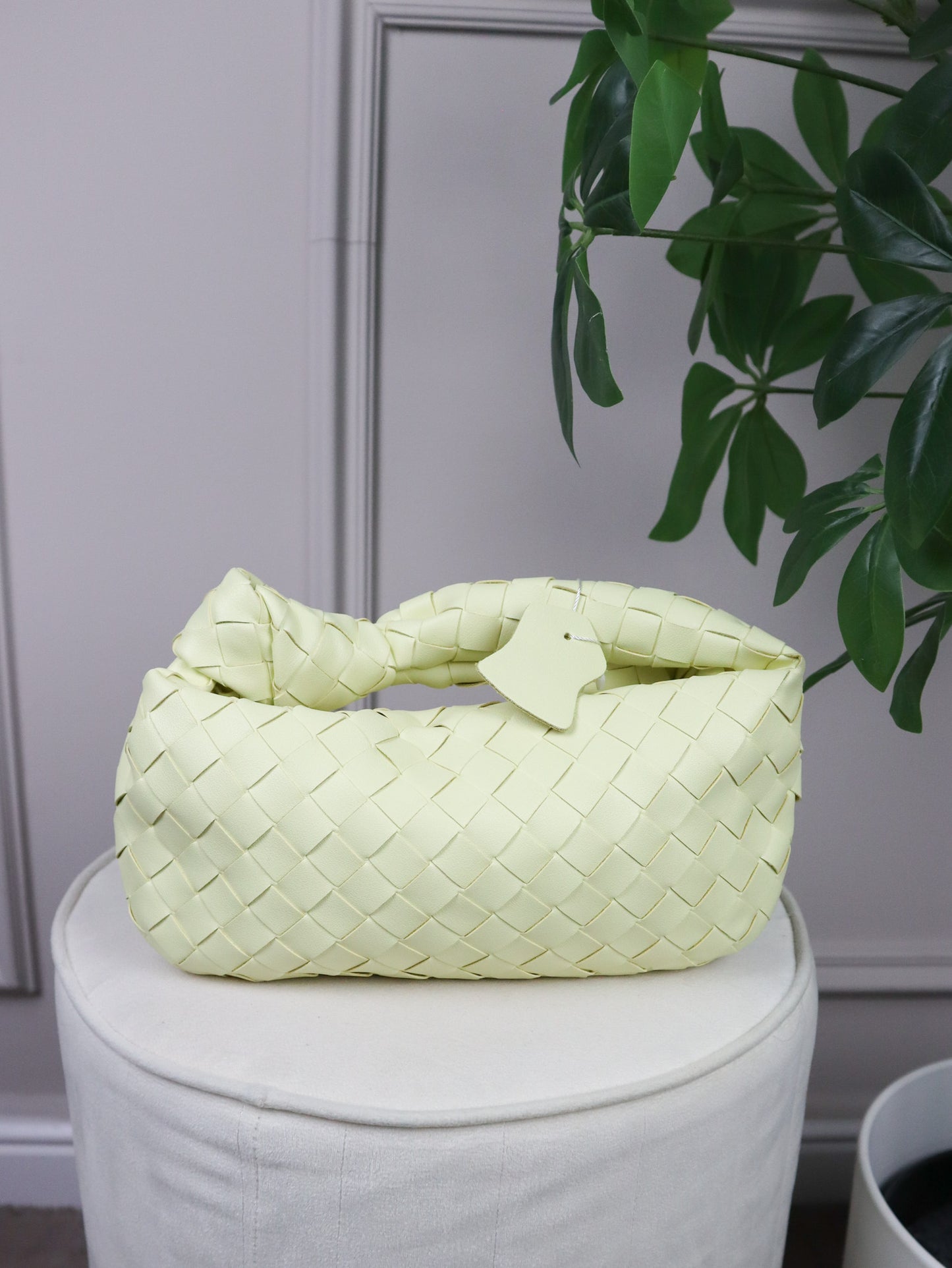 BOTTEGA VENETA Borsa Mini Jodie in pelle verde mela