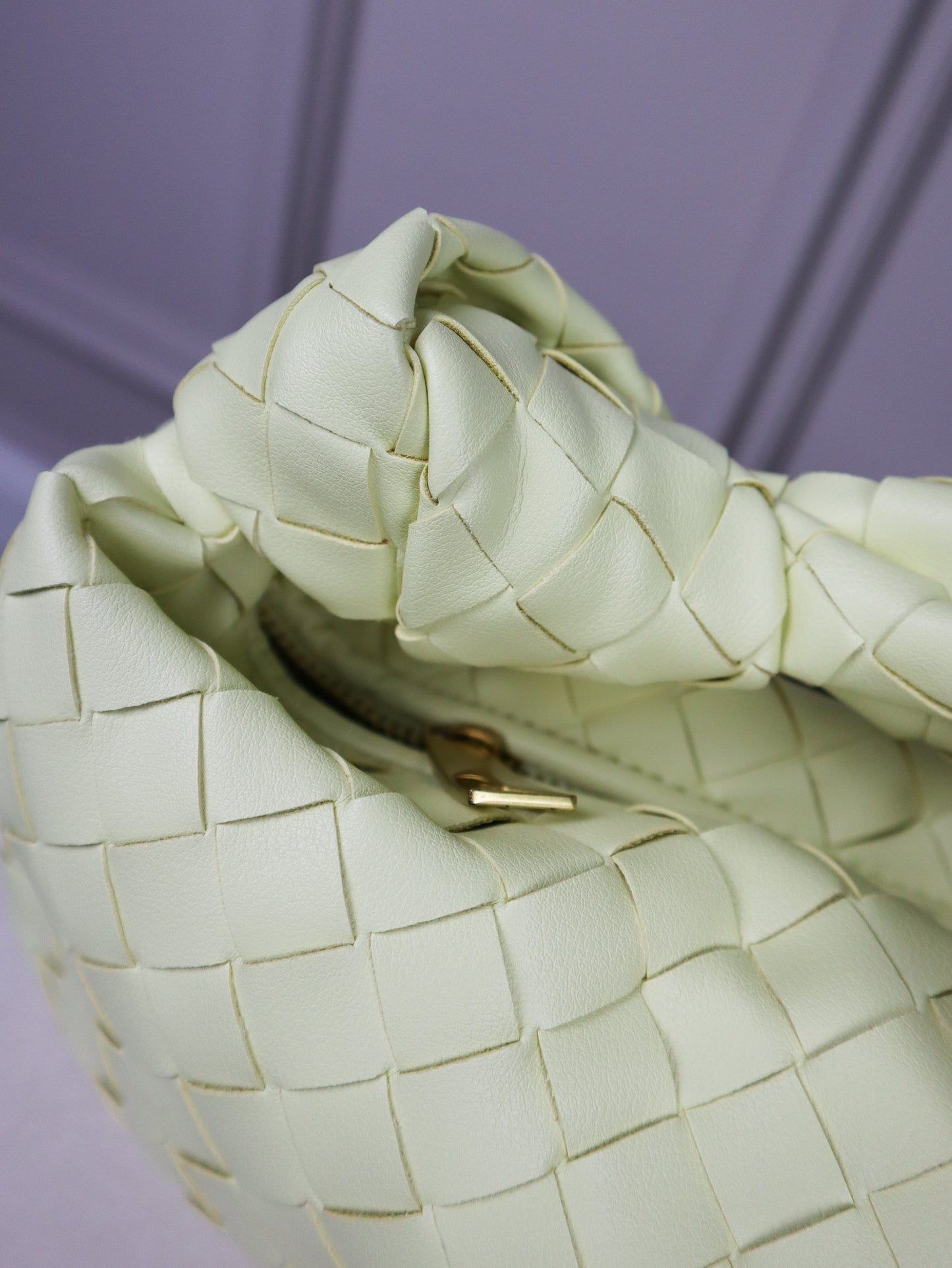 BOTTEGA VENETA Borsa Mini Jodie in pelle verde mela