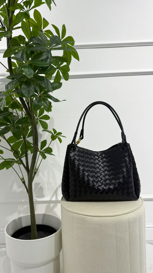 BOTTEGA VENETA Borsa Parachute grande nera