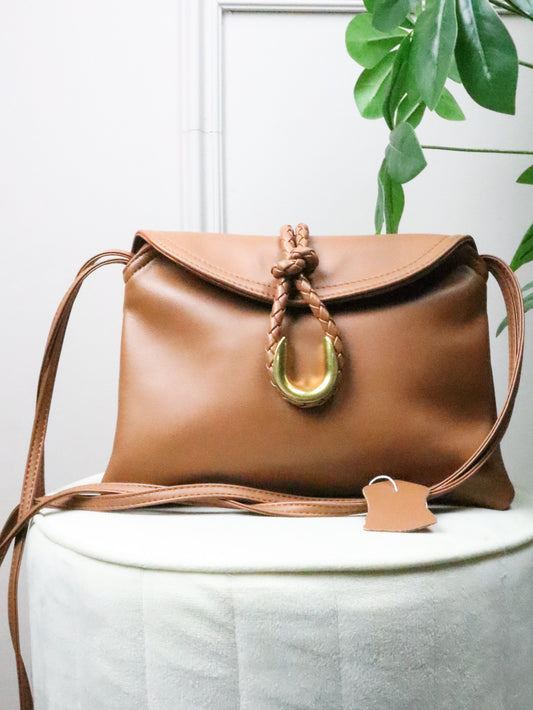 BOTTEGA VENETA Borsa Vintage Knot Shoulder marrone