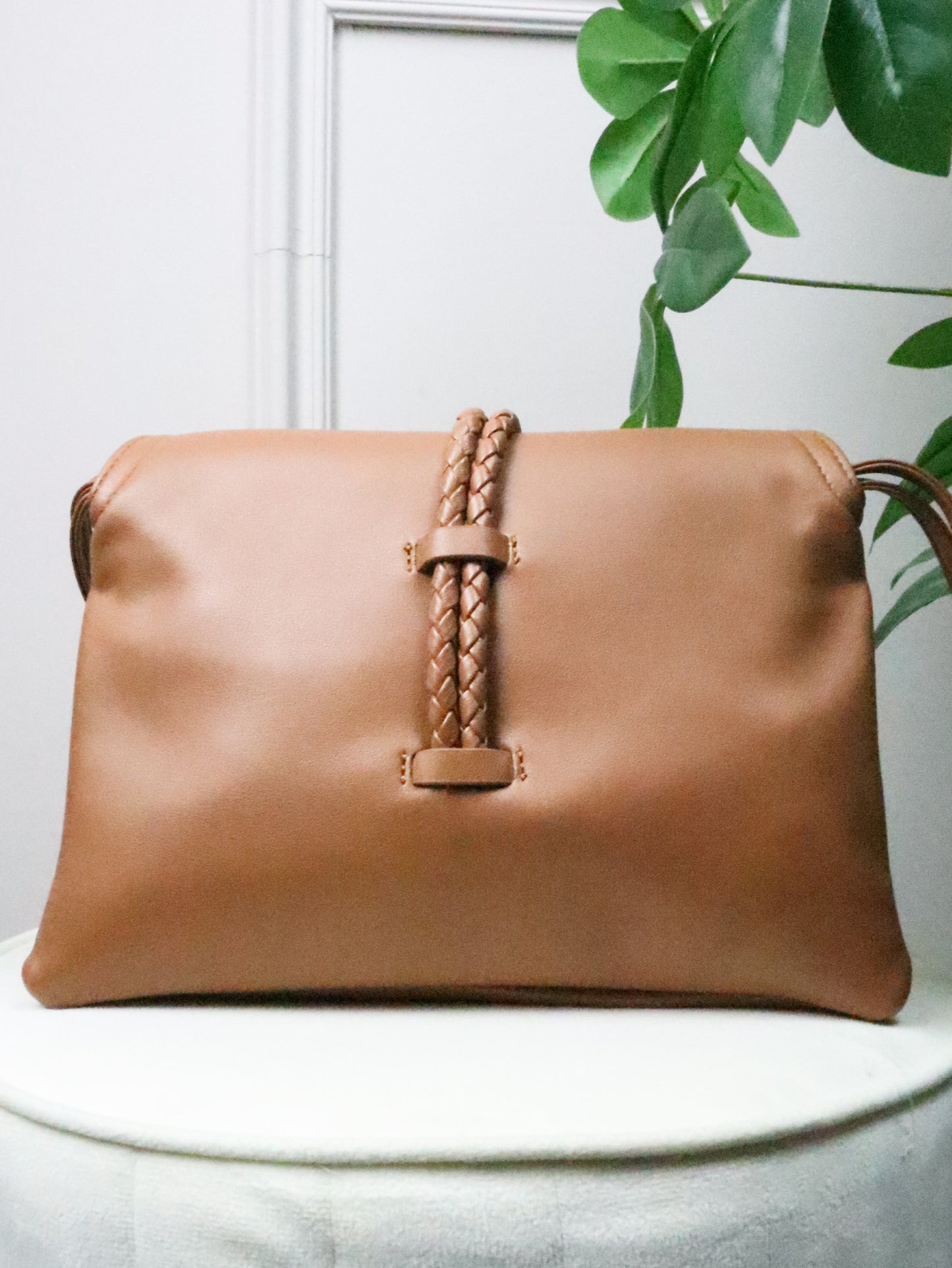 BOTTEGA VENETA Borsa Vintage Knot Shoulder marrone