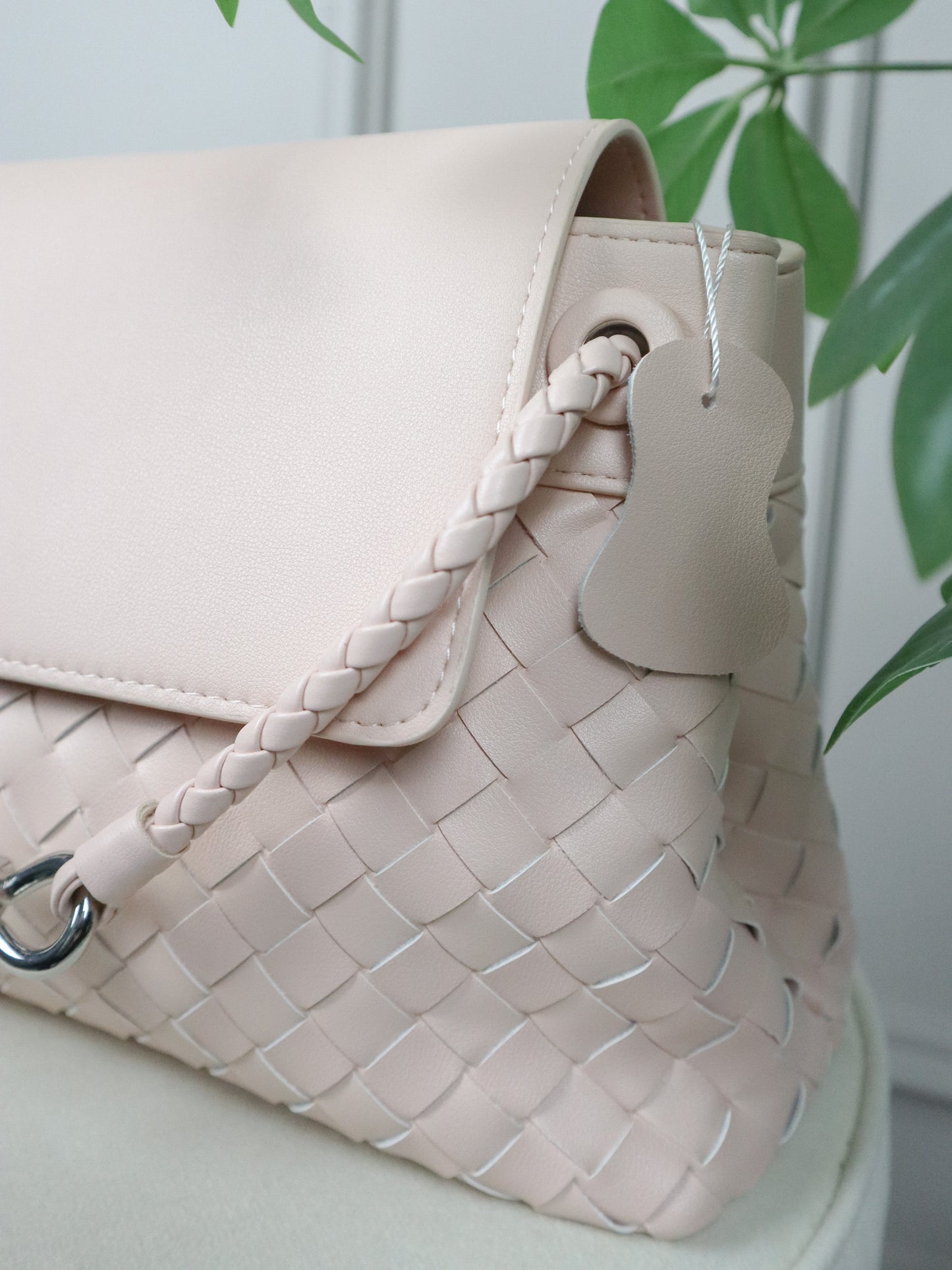 BOTTEGA VENETA Borsa messenger Andiamo rosa cipria