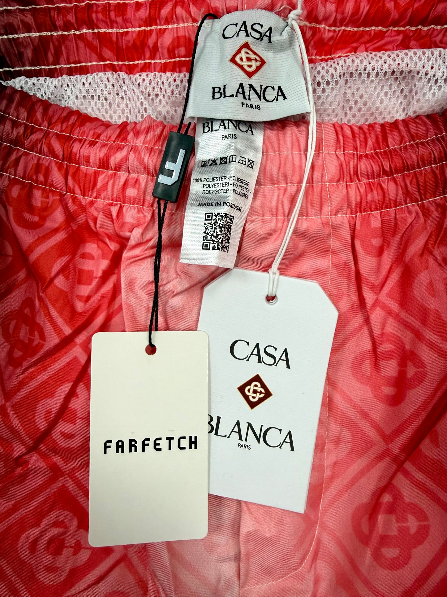 CASABLANCA Costume Monogram Swim rosso