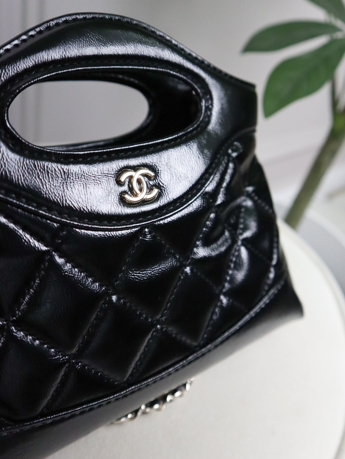 CHANEL Borsa Nano a spalla nera