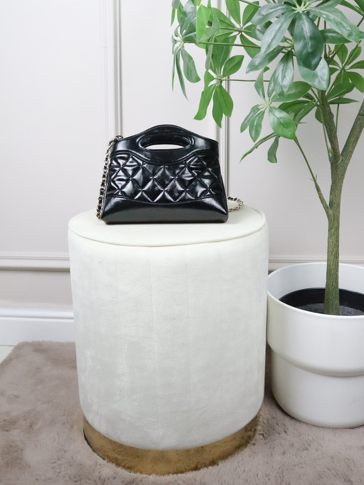 CHANEL Borsa Nano a spalla nera