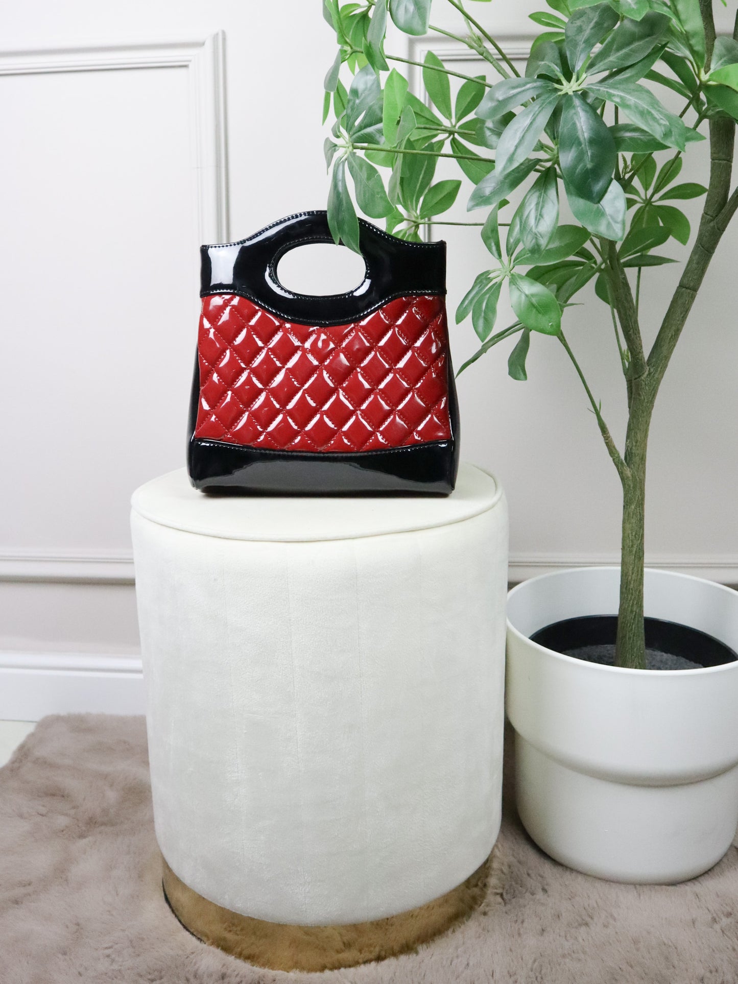 CHANEL Borsa a spalla rossa