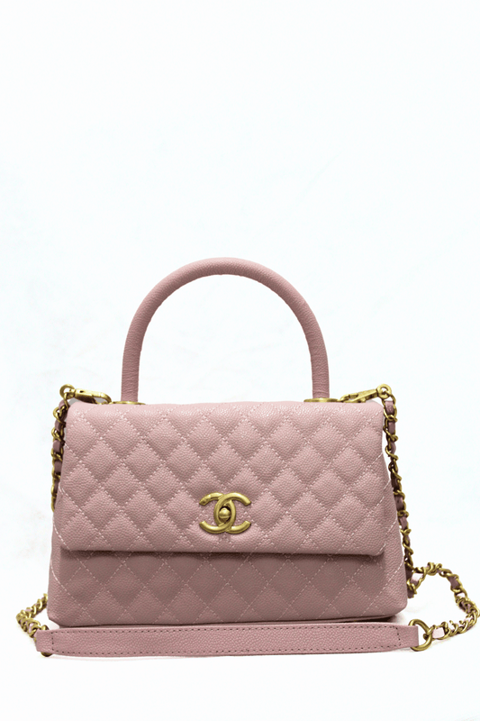CHANEL Borsa caviar rosa