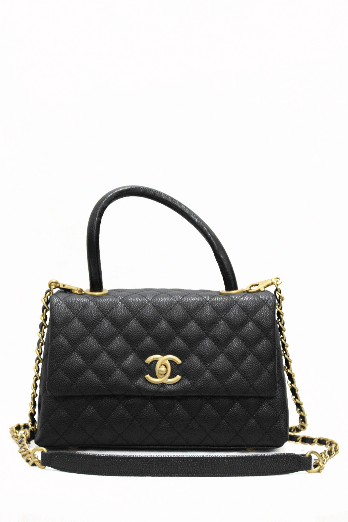 CHANEL Borsa caviar nera